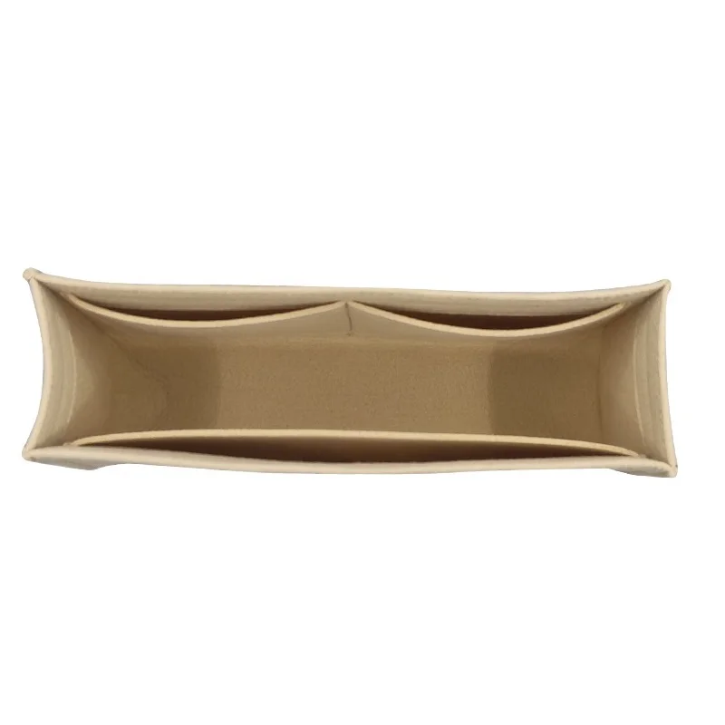 Fits For PETIT SAC PLAT BB PM Handbag Insert Organizer Tote Bag Base Shaper Felt Toiletry Storage Bags Travel Cosmetic Bag Girl