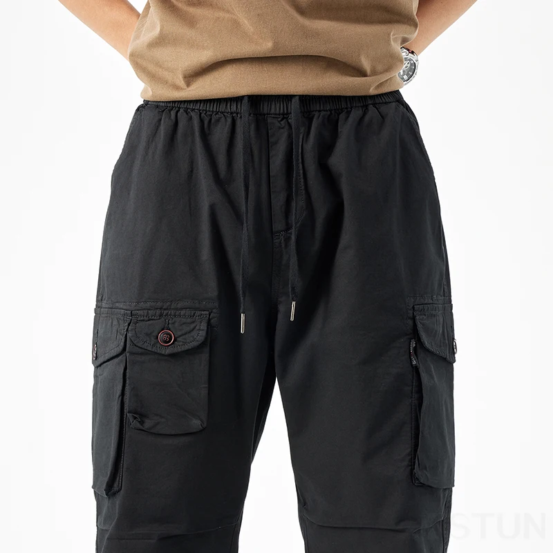 Mens Harem Pants Loose Casual Joggers Sweatpants Men Cargo Pants Pleated Tapered