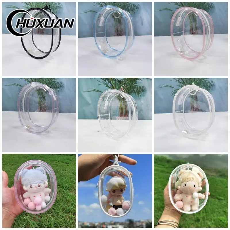 

Органайзер для ювелирных изделий, прозрачная коробка для хранения, коробка для хранения загадок, сумка для ключей, Женский утолщенный кошелек, органайзер для милых кукол