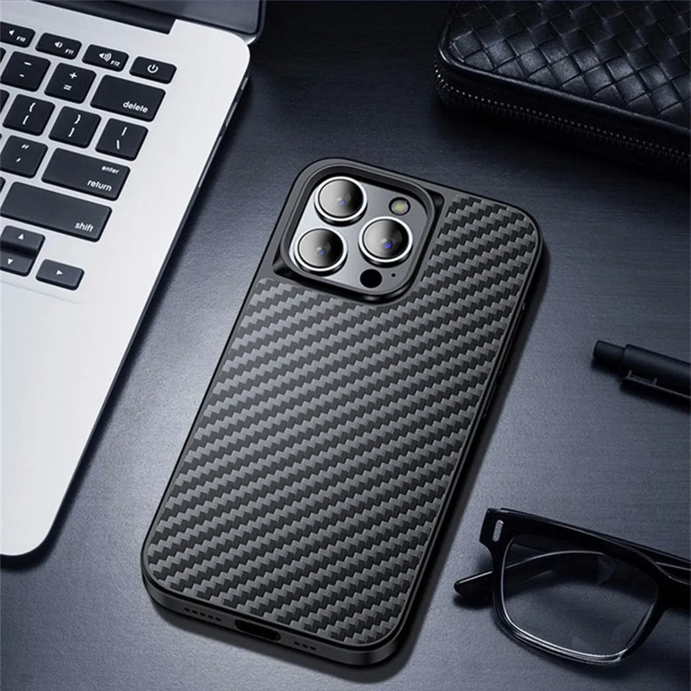 

For iPhone 14 Plus Pro Max Case, Aramid Fiber Built Case,For Magsafe, Ultra Touch Feel [ Drop Protection]