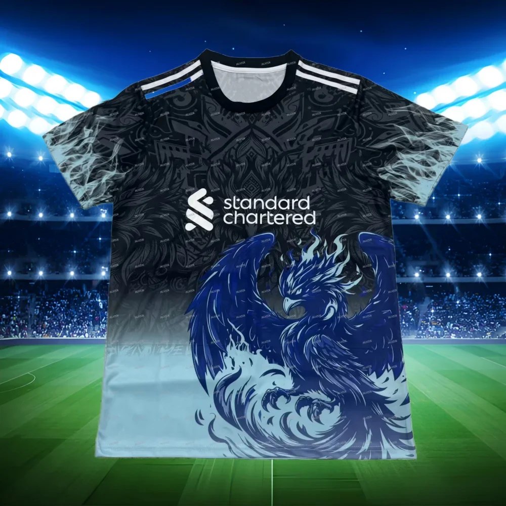 2025 Summer New Football Warm up Training T-shirt Liverpool Special Edition Football Sweatshirt Suitable for Men and Women