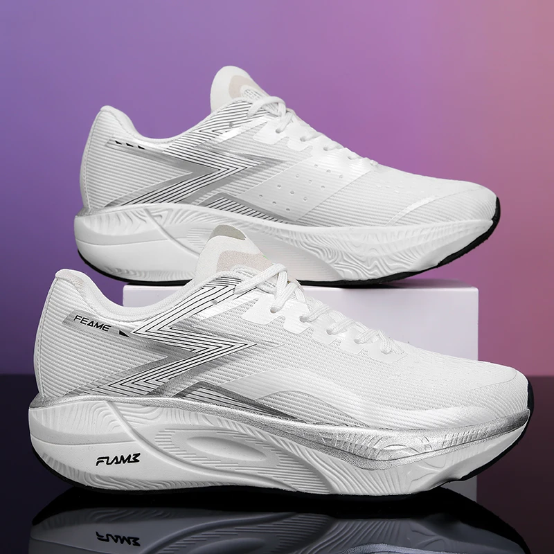 Men Sports Running Shoes Marathon Breathable Lightweight Women's Comfortable Athletic Nonskid Sneakers_vogvips.com