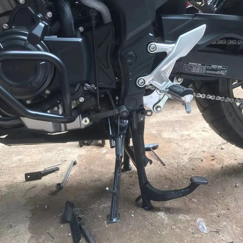 오토바이 중앙 킥스탠드 중앙 주차 스탠드, 견고한 거치대, 혼다 CB400F CBR500R 2013-2022 에 적합, CB500X CB500F CB400X