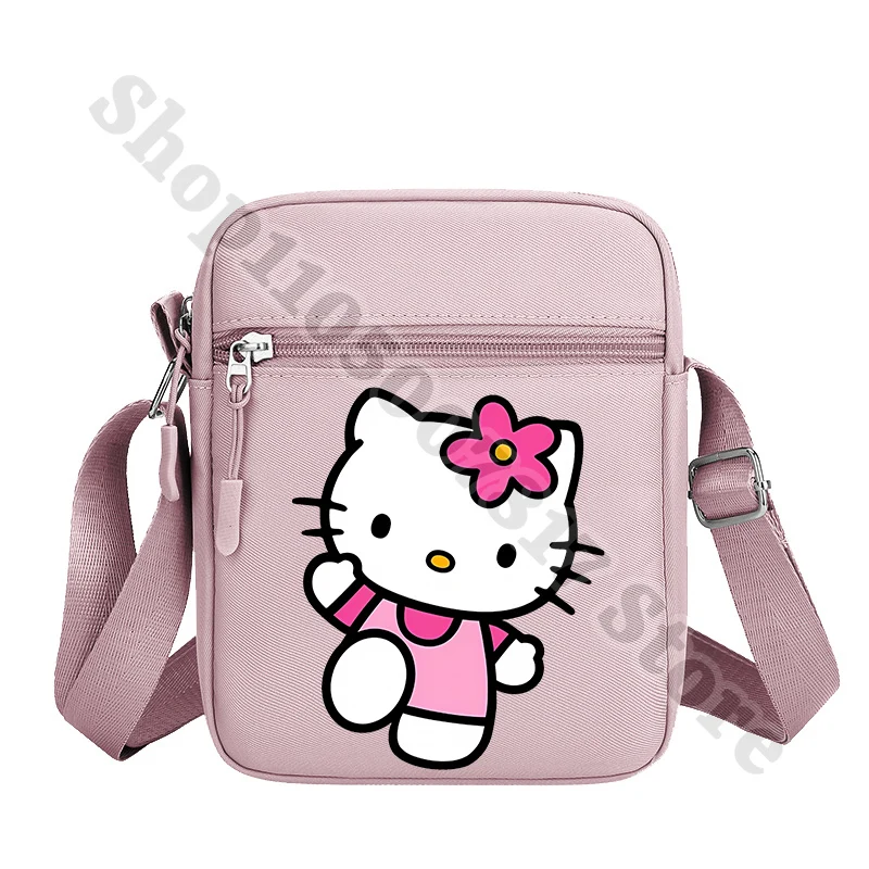 Children Anime Shoulder Sling Bags Hello Kitty Girl Cartoon Cute Crossbody Bag Fashion Casual Storage Pouch Kids Birthday Gifts