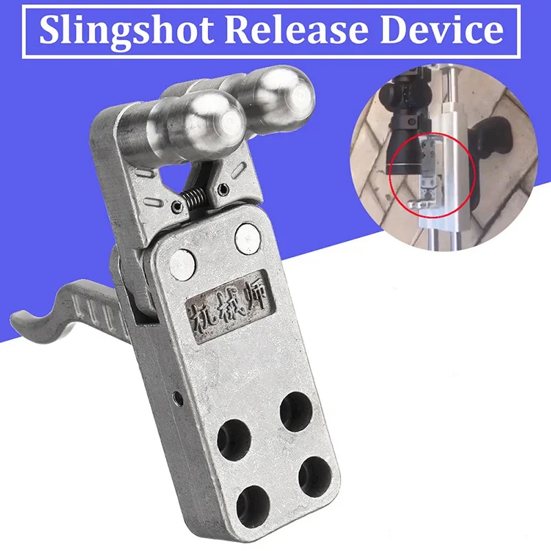 Outdoor Stainless Steel Catapult Trigger Release Device Wristband Shooting Bow Tools Slingshot Accessories steel