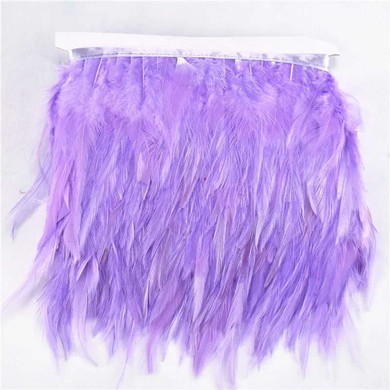 1Meters Saddle Pheasant Feathers on Tape Trim Fringe for Clothes Ribbon Sewing Trimmings Wedding Accessories Decoration pheasant feathers
