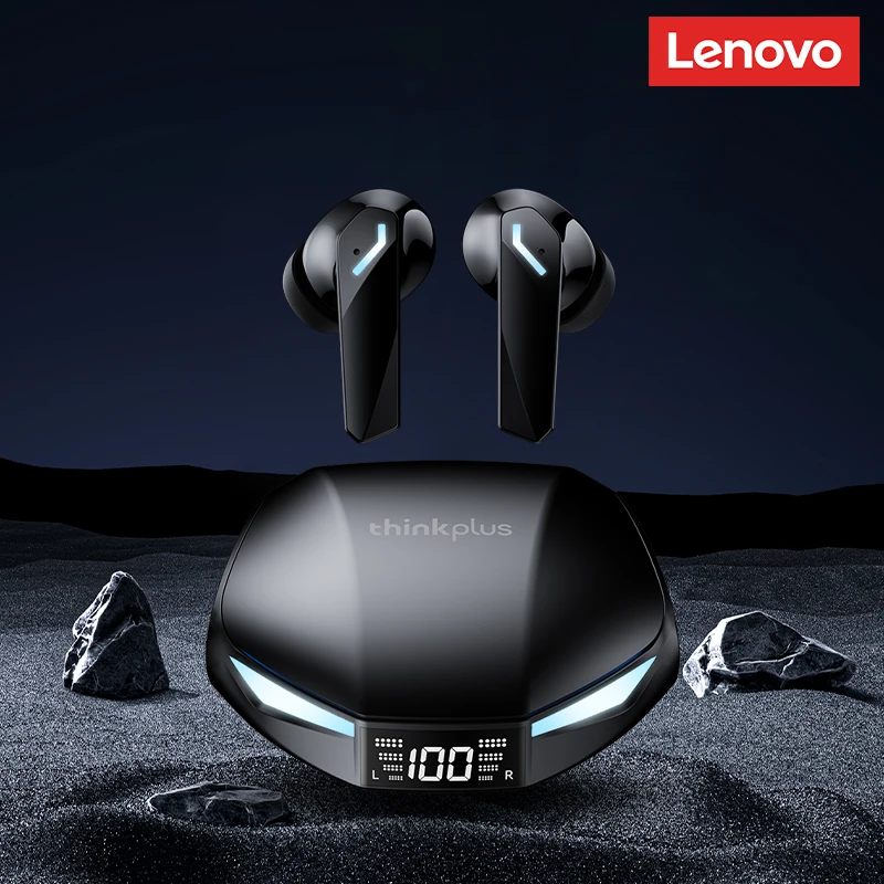 Pro未使用Bluetooth Lenovo GM2 PRO MAX Wireless Bluetooth 5.4 Earphones LED