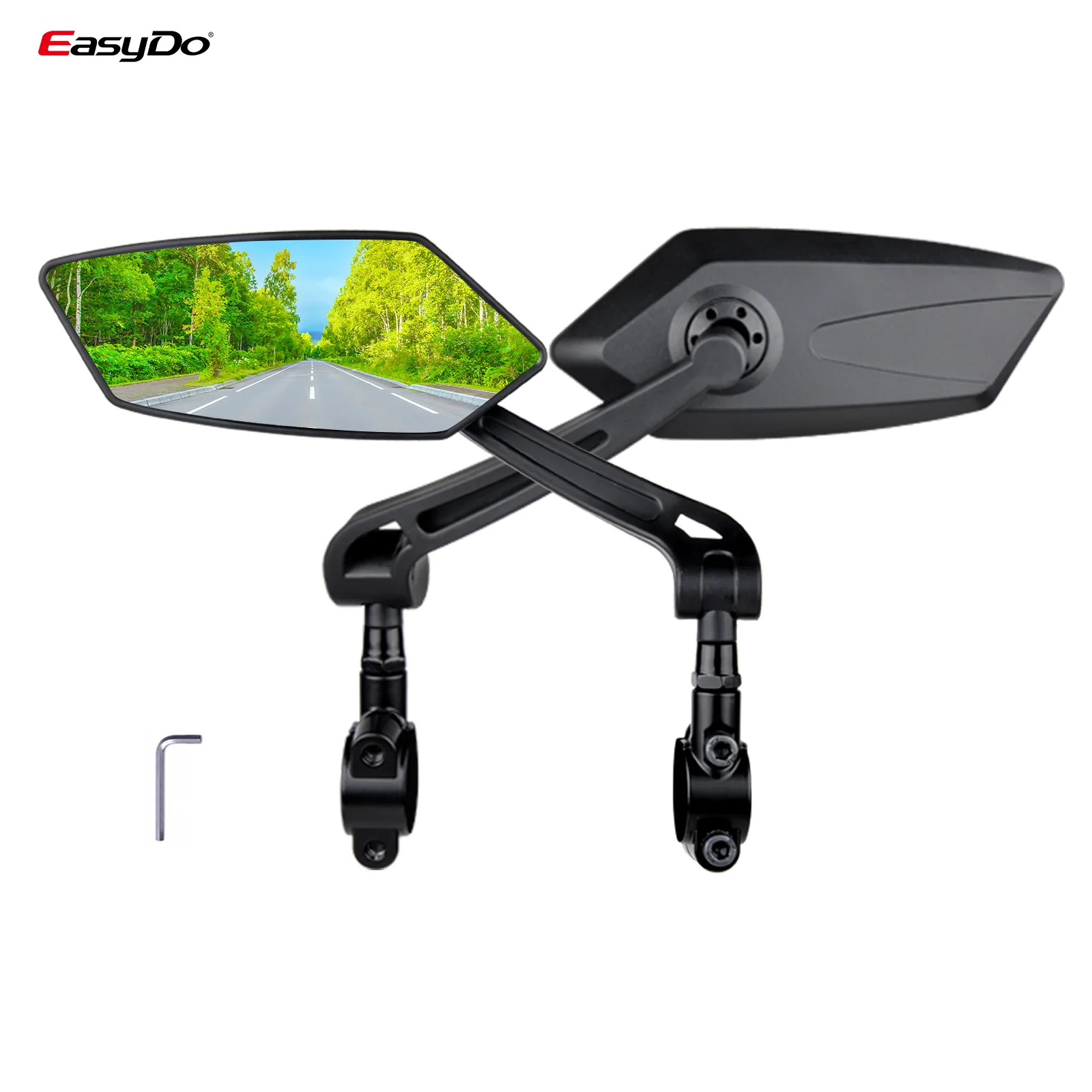 Easydo Bike Rear View Mirror 360 Degree Rotate For Bike Mtb Bicycle