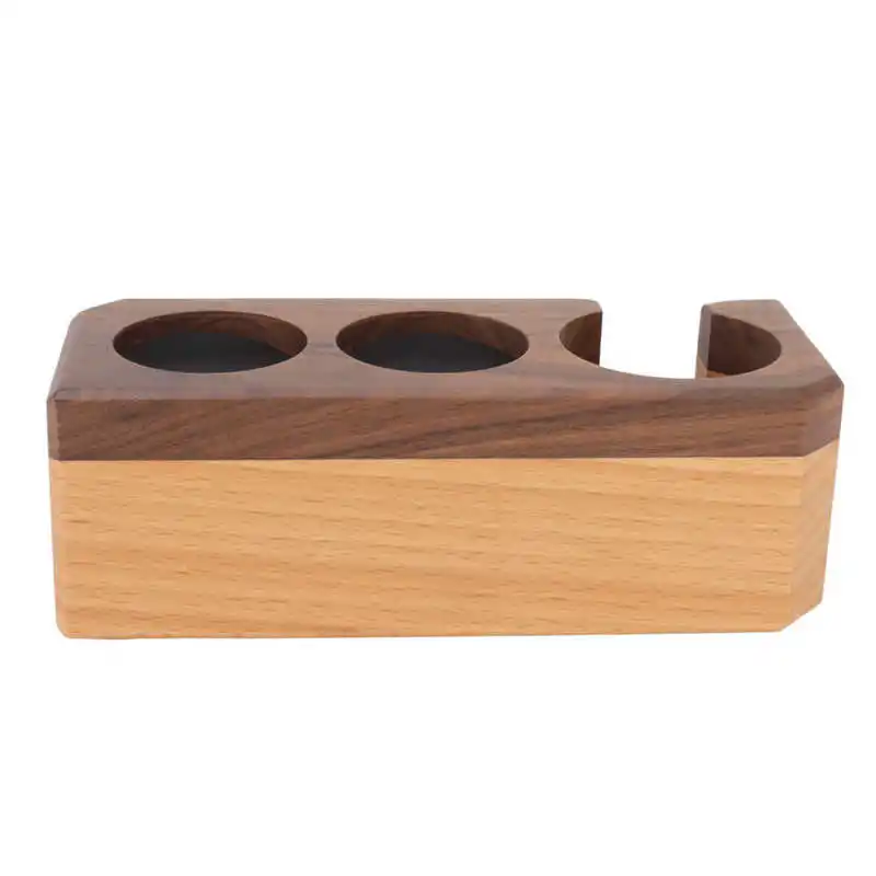 

Tamping Station Multifunction Tamper Station Wood for Portafilter