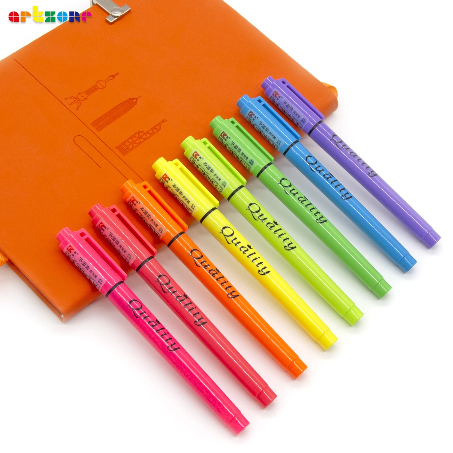 No Smudge Ink Highlighters 8pcs Assorted Colors No Bleed Colored Highlighter Markers For Bible Journaling Office School Supplies
