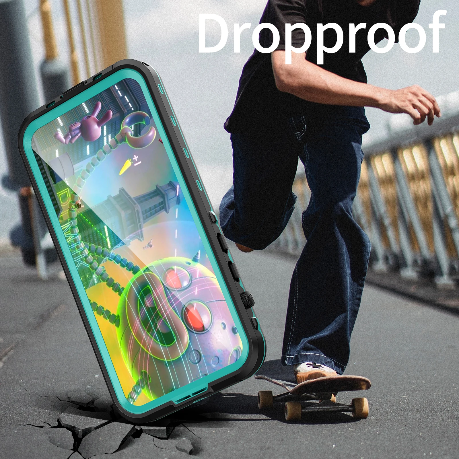 o iphone 14 pro max caso transparente