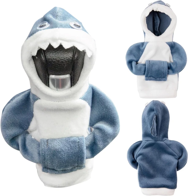 Car Gear Shift Knob Cover, Mini Gear Stick Car Shifter Hoodie, Funny Cute  Sweatshirt Sweater Automotive Interior Accessories Gift (shark)