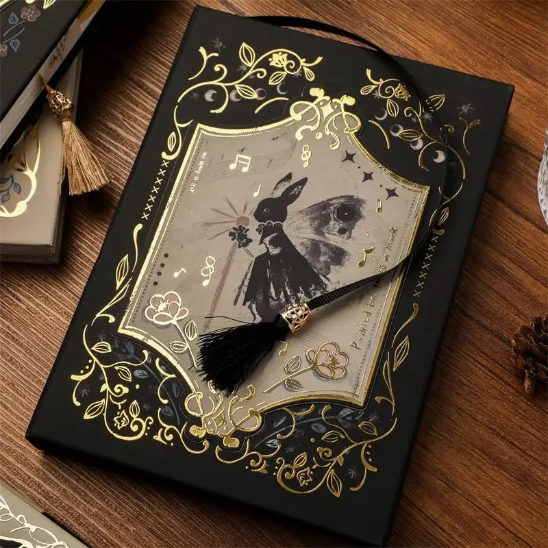 A5 Gothic Notebook Magnetic Buckle Book Retro Art High Value Exquisite Niche Personalized Creative Notebook