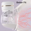 2/1pcs Wearable Breast Pump Electric Breast Pump Hands Free Low Noise Milk Puller with 26mm Silicone Flange for Breastfeeding 3