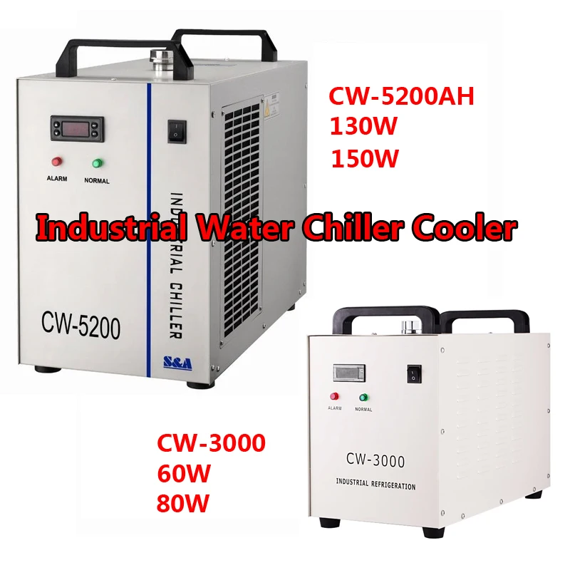 CW5200AHIndustrialWaterChillerCoolerCW30009LTankCO2Laser