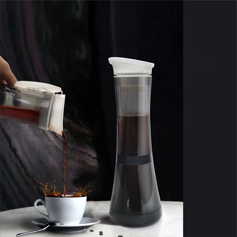 

Hand-made Cold Brew Coffee Pot Household Portable Large Capacity Coffee Filter Reusable Coffee Pot Coffee Accessories