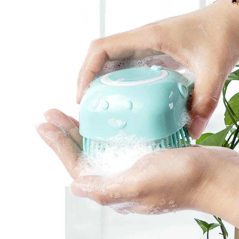 

Pet Dog Bath Massage Brush Comb Bathroom Shower Grooming Shampoo Dispenser Cleaning Gloves Multibrush for Dogs Cats Accessories