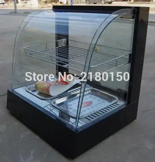Food Heat Preservation Cabinet Commercial Food Warmer Cooked And Pastries Long Lasting Heat Preservation Showcase
