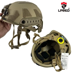 LPRED casco táctico de corte alto balístico ACH, armadura corporal a prueba de balas, núcleo de PE, casco de seguridad, casco rápido NIJ IIIA MICH