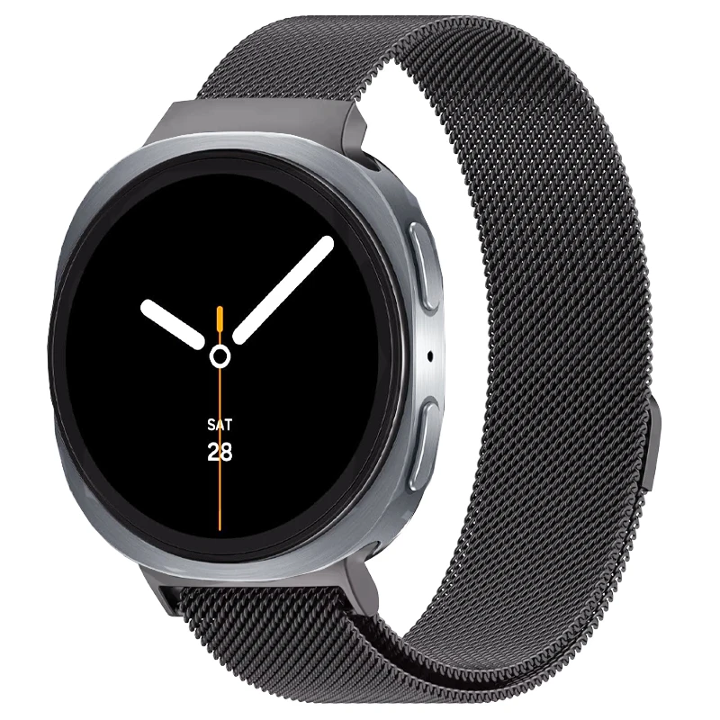 Stainless Steel Magnetic Milanese Loop Band Wristband Strap