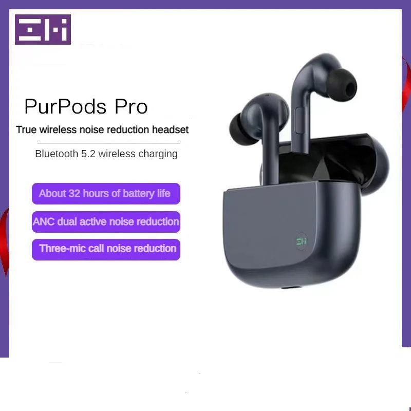 Original ZMI PurPods Pro TWS Wireless Earphones ANC Bluetooth 5.2 ...