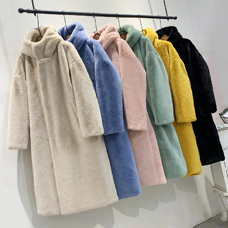 

2023 Autumn/Winter New Fur Thickened Loose Plush Coat