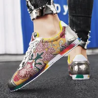 PARZIVAL Shoe for Men Prints Designer Canvas Men Shoes Forrest Gump Sneakers Tennis Trainers Male Casual Sneakers Zapatos Hombre 2