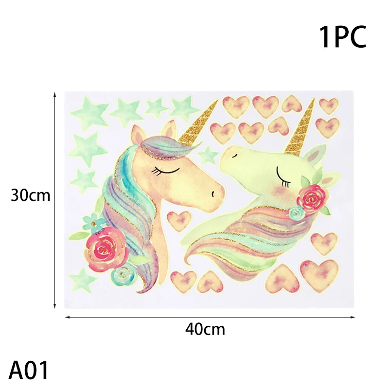 unicorn wall sticler