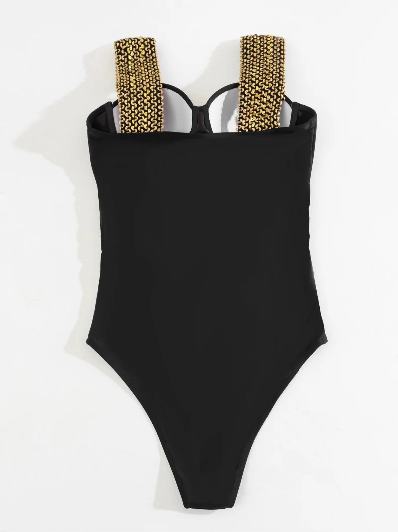 Maillot De Bain 2 Pièces Femme - Bandeau Bandage Push-up - Top Rembourré Amovible - Style Brésilien - Idéal Plage, Piscine, Vacances - 11