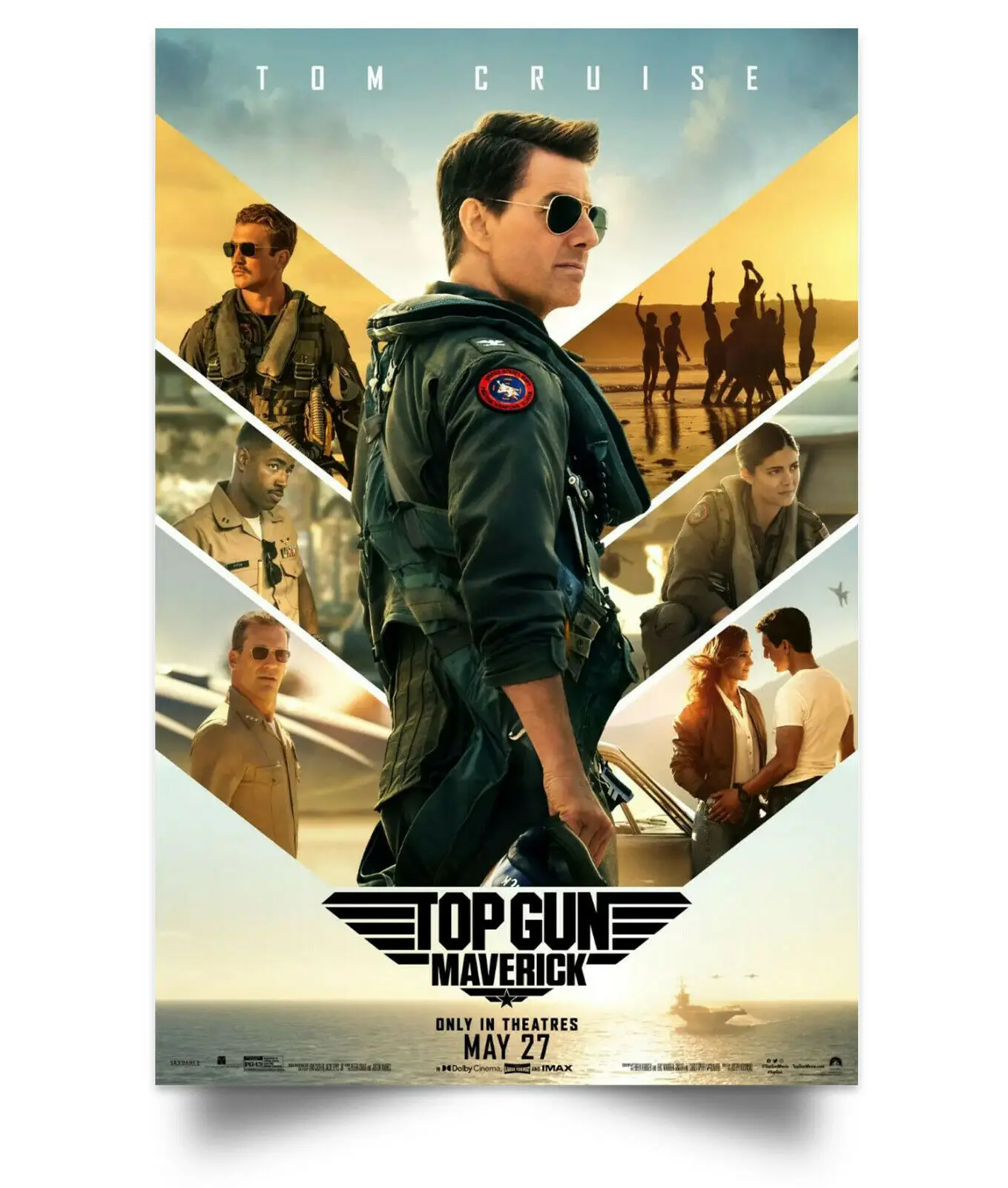 

Top Gun: Maverick, картина из фильма, Шелковый плакат для домашнего декора