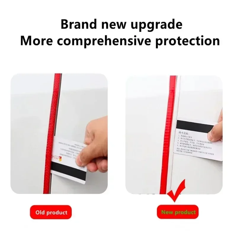 5M Car Door Anti Collision Soundproof Strip with Steel Disc Bumper Trim Edge Scratch Protector Strip Sealing Guard Styling Decor