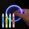 1PC Fidget Spinner Light Combo Creative Invisible Glow Ink Pen Magic Fingertip Top Gyro Spinning Top Stress Relief Novelty Toys 1