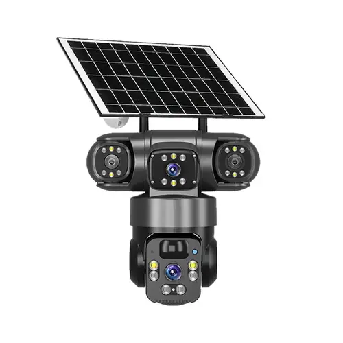 15MP IP Wifi Camera Solar Camera Outdoor 3 Lens 3 Screen 10X Zoom PIR Human Detect Cameras Night Vision CCTV Security Protection - Image 8