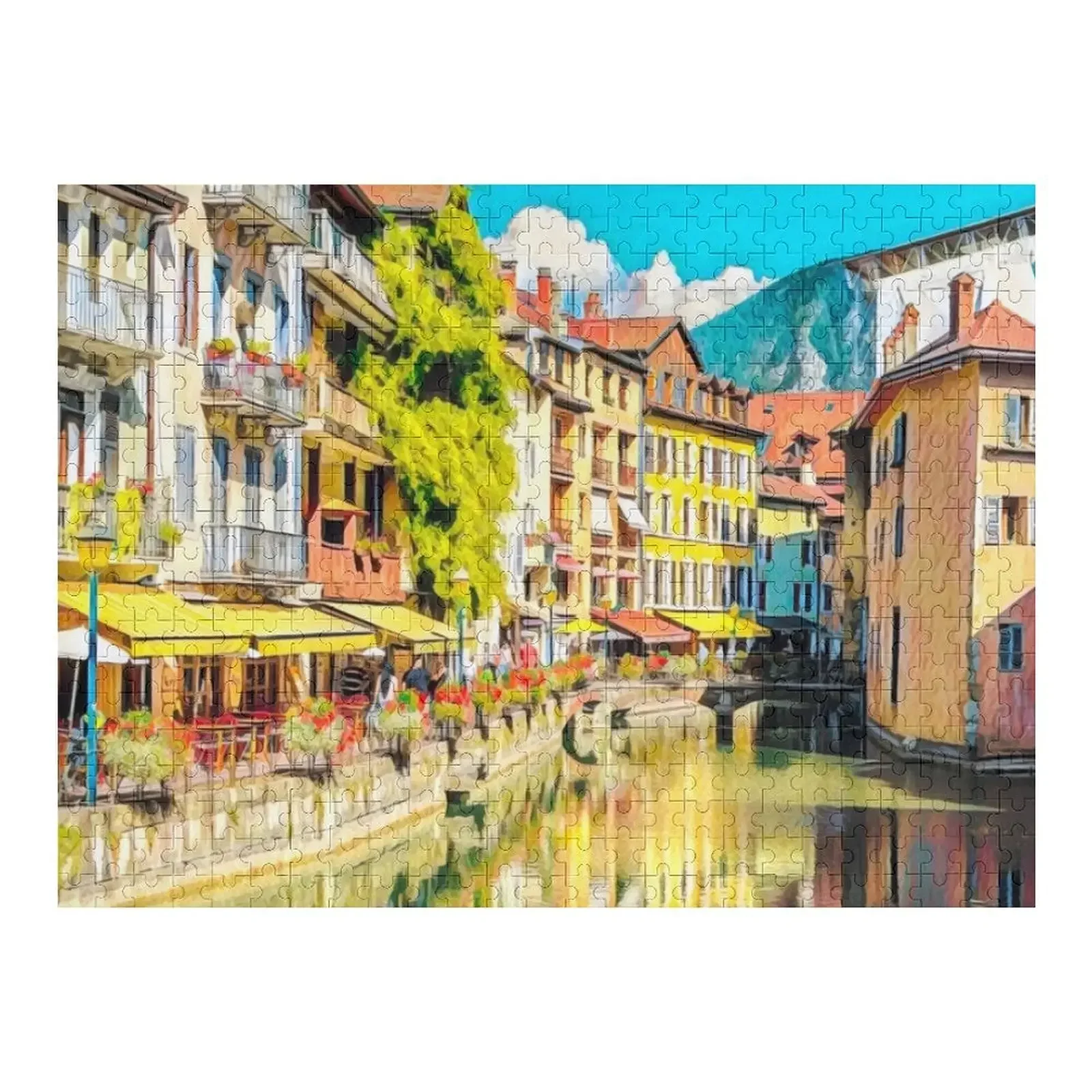 

Lyon Streets Jigsaw Puzzle Personalised Jigsaw Wood Name Puzzle