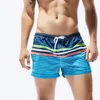 Casual Hawaiian Swimming Trunks For Men Boho Vintage Floral Print Board Shorts Drawstring Double Pocket Trunks Surfing Swim Wear 4