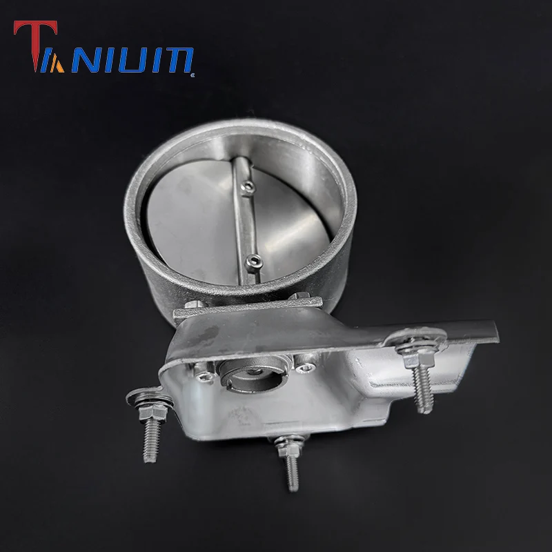 63/76mm Titanium Exhaust Valvetronic Electric Control Valve Vacuum Activated Cutout Switch for Cars ﻿