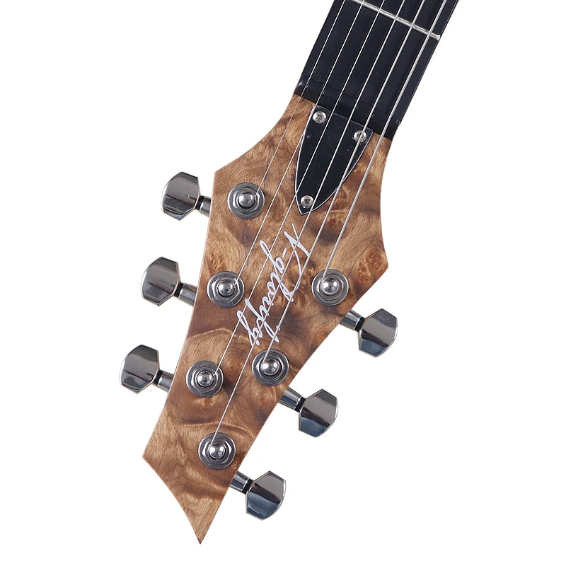 Electric Guitar 6 String Travel Guitar 39 Inch Solid Basswood Body Maple Neck