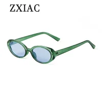 ZXIAC-Lunettes de soleil ovales rétro pour femmes et hommes, vintage des années 90, petite monture, marque de créateur, décontractées, simples, UV400 4