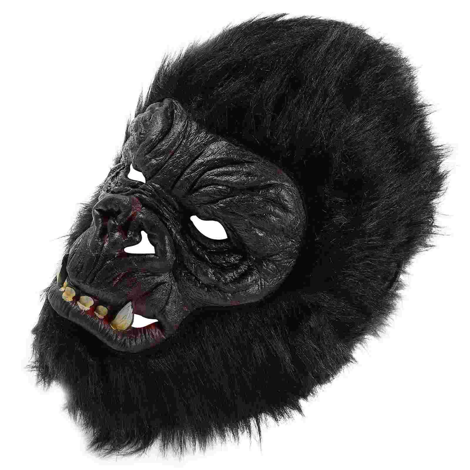 Halloween Outfits Costum Carnival Party Supplies Mask Hallowwen Costumes Decorative Cosplay Animal-design Gorilla Head