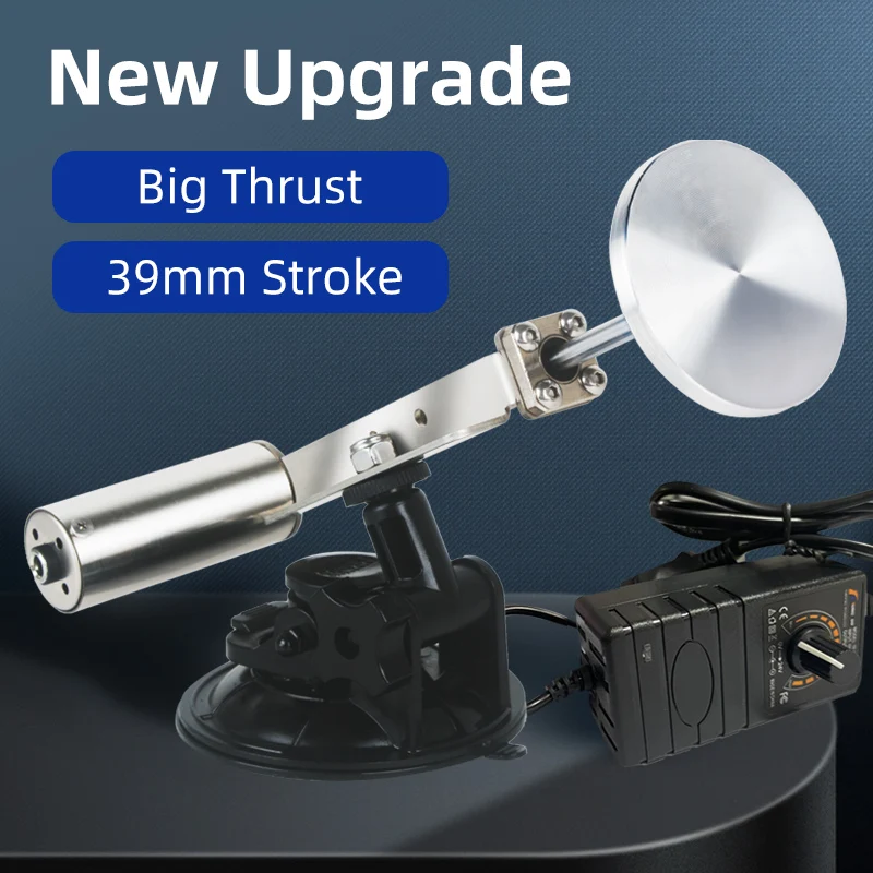 New Mini Telescopic Linear Actuator with Suction cup DC 24V 2A Reciprocating Mechanism Motor Stroke 39mm Adjustable speed