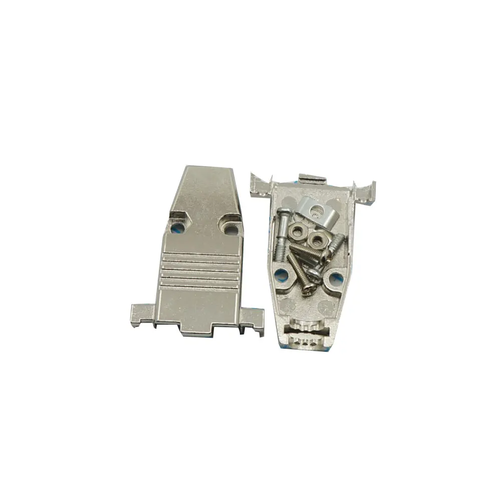 

2Set Metal shell DB9 male/female seat serial port RS232 COM /VGA DB9 iron shell HDB15 core universal