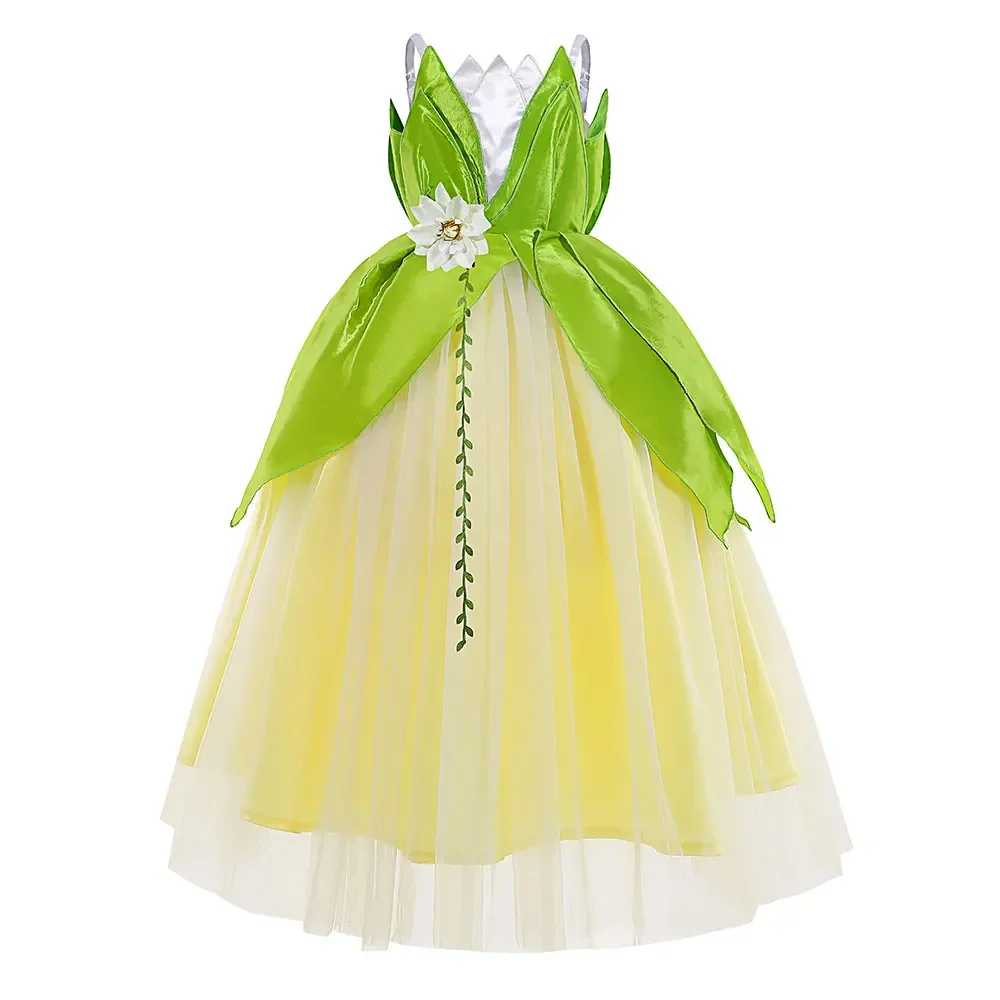 Halloween Cosplay Baby Girls Party Christmas Green Flower