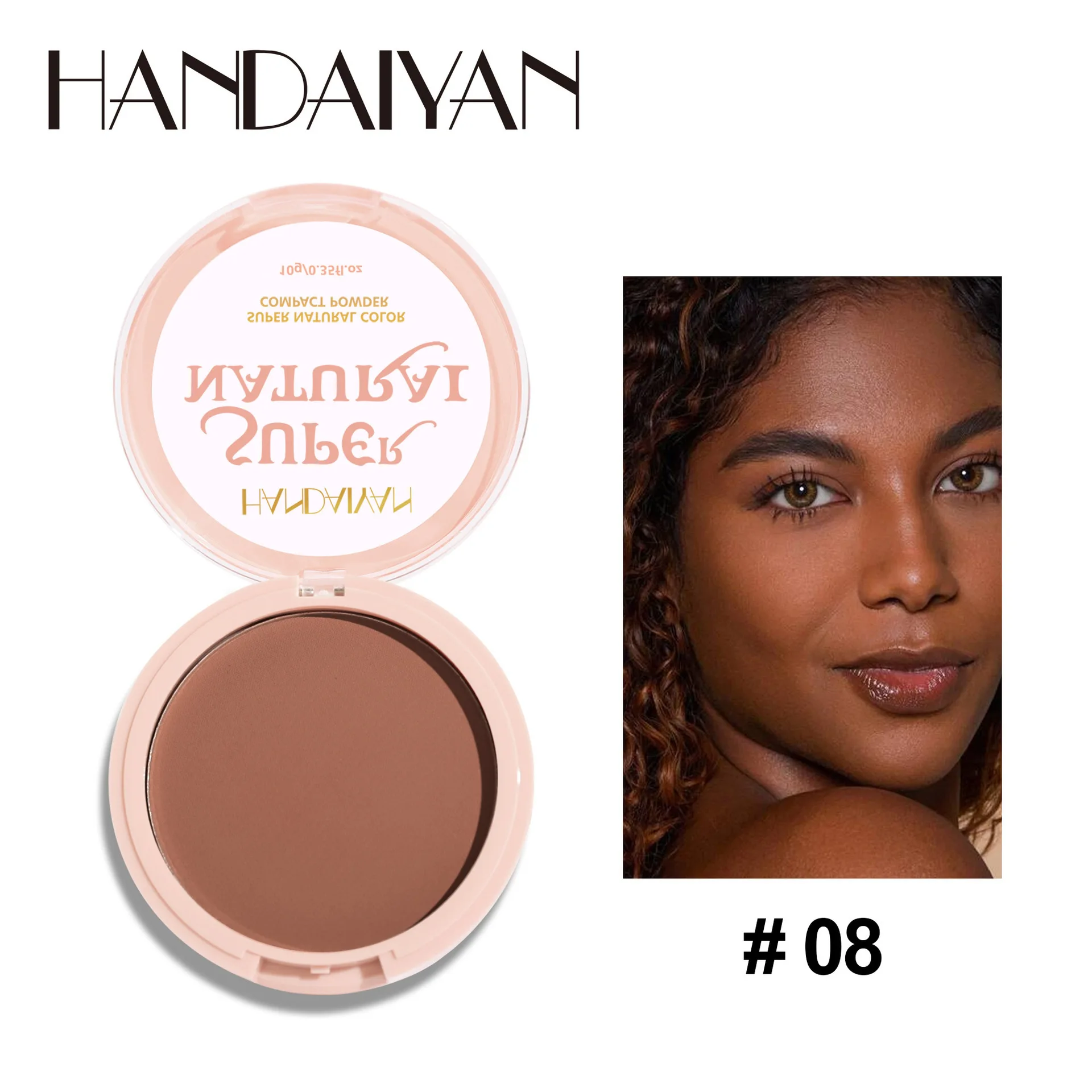 HandaiyanFacePowderForDarkSkinPressedOilControlNatural