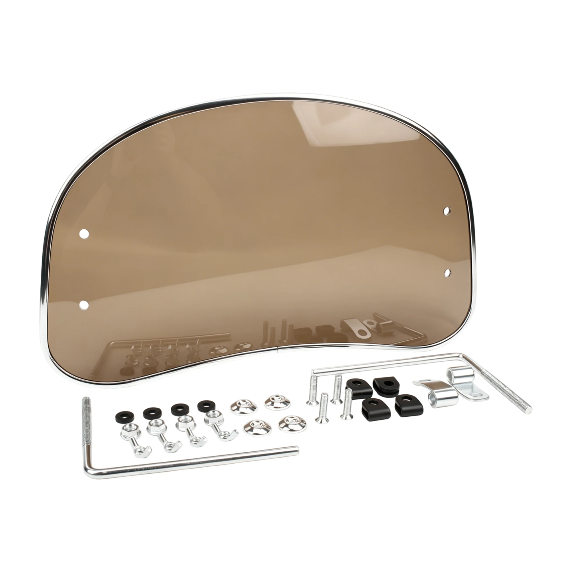 Roman Holiday Electric Vehicle Windshield Screen - Clear Front Windscreen Deflector