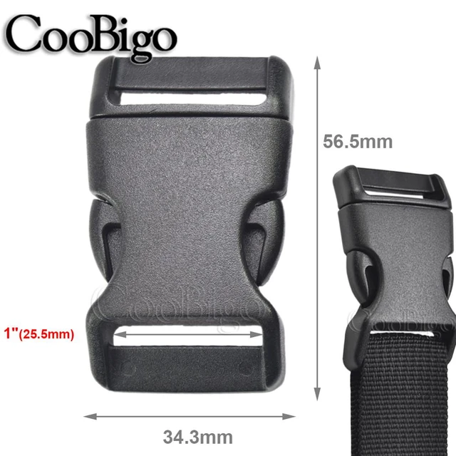Webbing 5/8(15mm) Plastic Side Quick Release Buckles Fastener DIY Pet  Collar Outdoor Backpack Luggage Strap Accessories