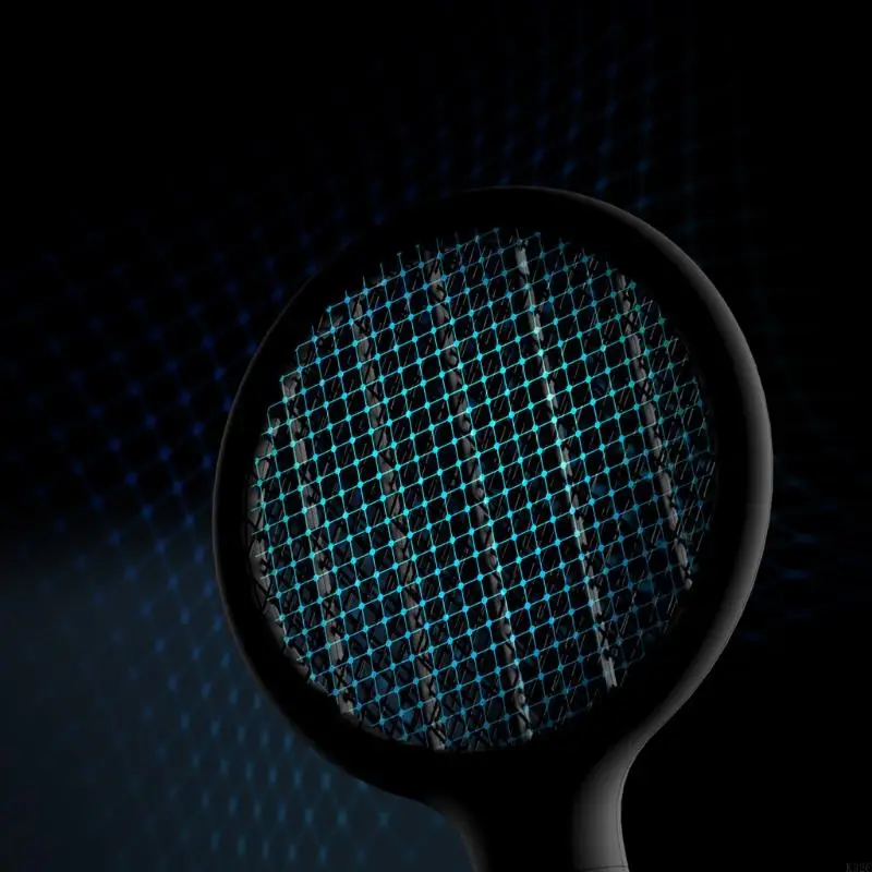 【Fast and Free Delivery】 K32C 2600V Zapper Racket Electric & Lamp Rechargeable Insect Trap with LED Attractant 3 Mesh.