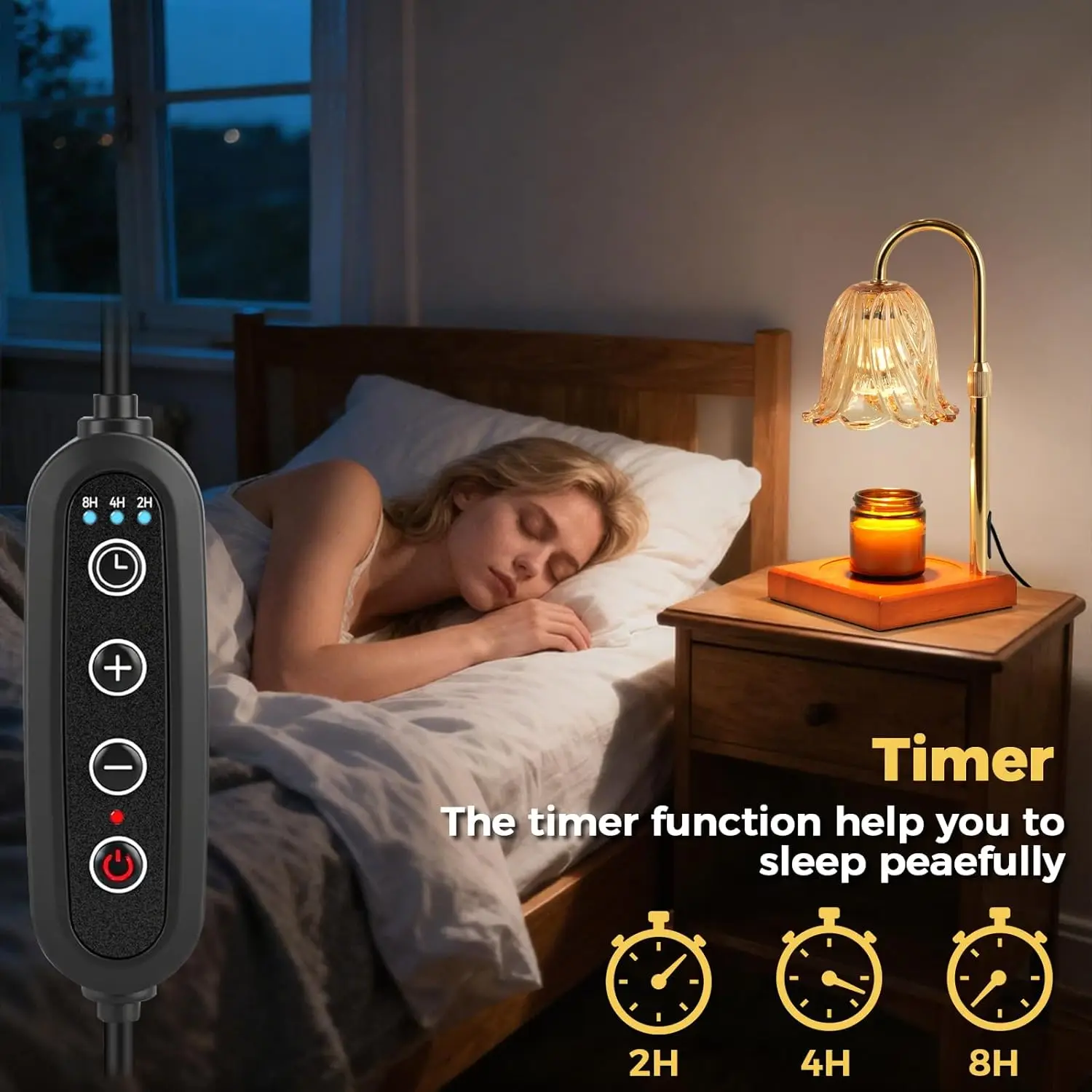 Fragrance Candle Warmer Lamp,Electric Candle Warmer with Timer,Mom Christmas Birthday Gifts for Women,No candles included Fragrance Candle Warmer Lamp,Electric Candle Warmer with Timer,Mom Christmas Birthday Gifts for Women,No candles included