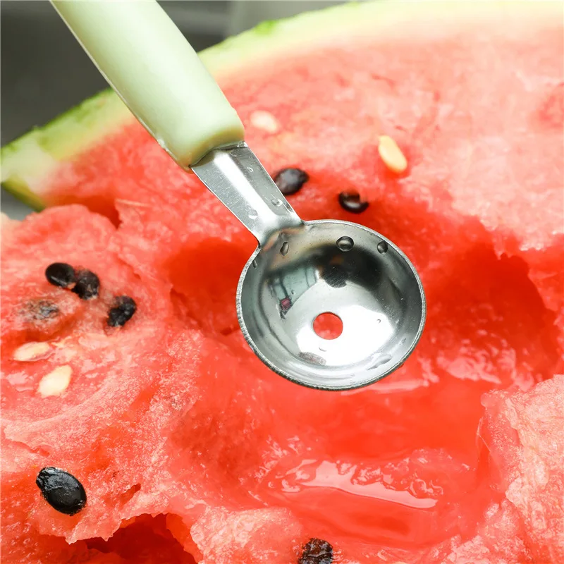 Multi Function Fruit Carving Knife Watermelon Baller Ice Cream Dig Ball Scoop Spoon Kitchen DIY Cold Dishes Tools melon scoop melon baller