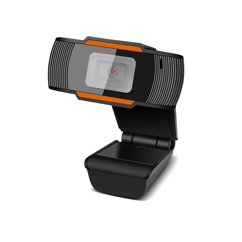 Webcam hd com Mic Rotativo Áudio Bidirecional Talk para pc Computador Desktop Mini Usb 2.0 Gravação de Vídeo 720p - Imagem 2