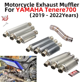 For YAMAHA Tenere700 XTZ700 700 2019 - 2022 Motorcycle Yoshimura Exhaust Escape System Modify Middle Link Pipe Muffler DB killer